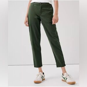 Pact Organic Cotton Boulevard Brushed Twill Chino Pants Moonrain View Green